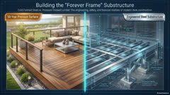 The Forever Frame: Why a 50-Year Deck Needs a 50-Year Substructure